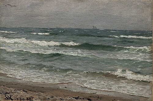 Seascape. Skagen, 1882, Peder Severin Krøyer