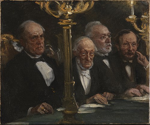 Portrætgruppe, 1896, Peder Severin Krøyer