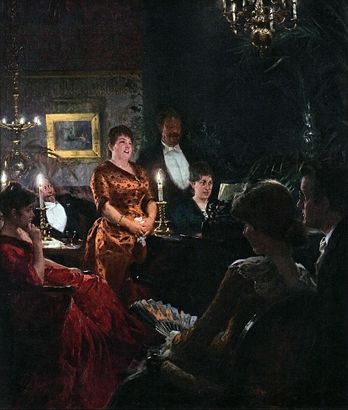 A Duet, 1887, Peder Severin Krøyer