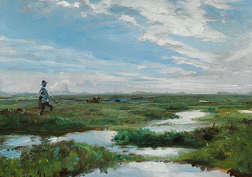 Skagen Heath near Brovandene, 1891, Peder Severin Krøyer