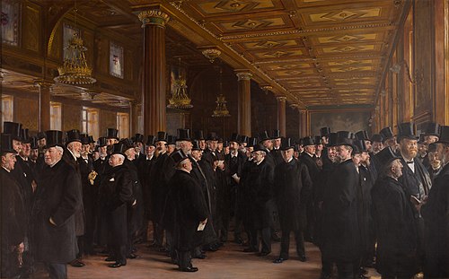 From Copenhagen Stock Exchange, 1895, Peder Severin Krøyer