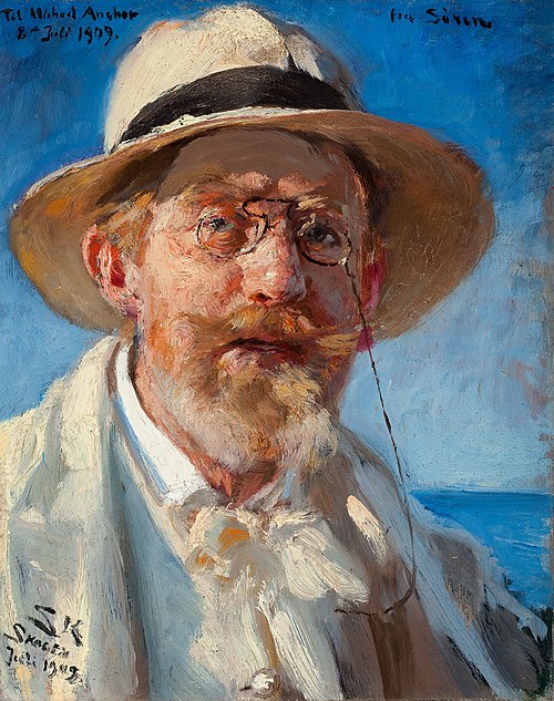 Self-Portrait, 1909, Peder Severin Krøyer