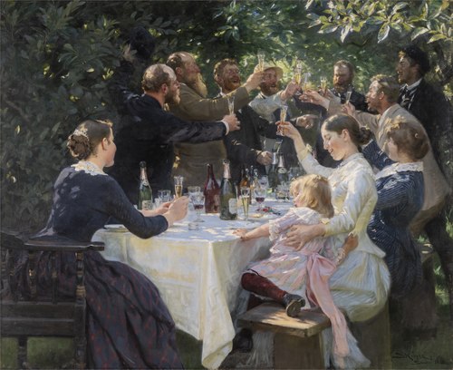 Hip, Hip, Hurrah!, 1888, Peder Severin Krøyer