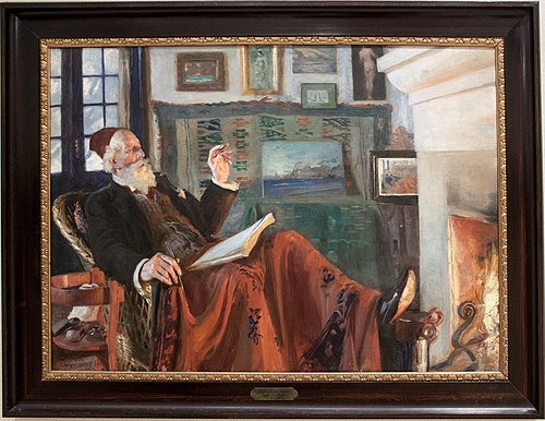 By the fireside, 1903, Peder Severin Krøyer