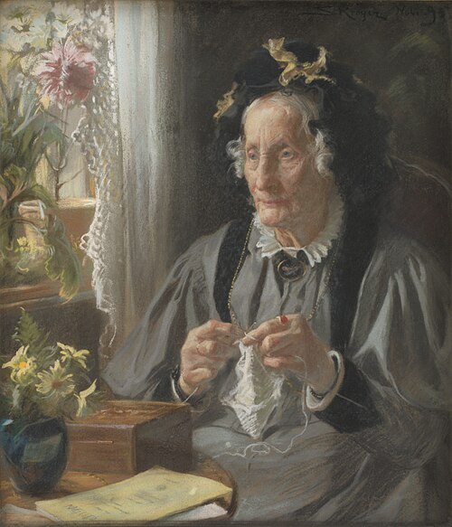 Portrait of Mrs. S. A. Casse, née Engelbreth, 1895, Peder Severin Krøyer
