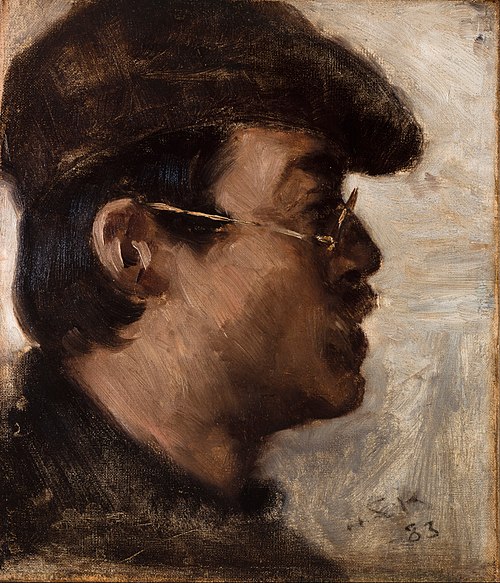 Eilif Peterssen, 1883, Peder Severin Krøyer
