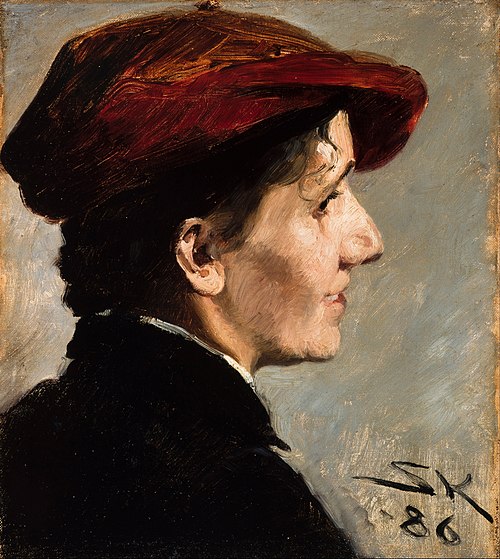 Marianne Stokes, 1886, Peder Severin Krøyer