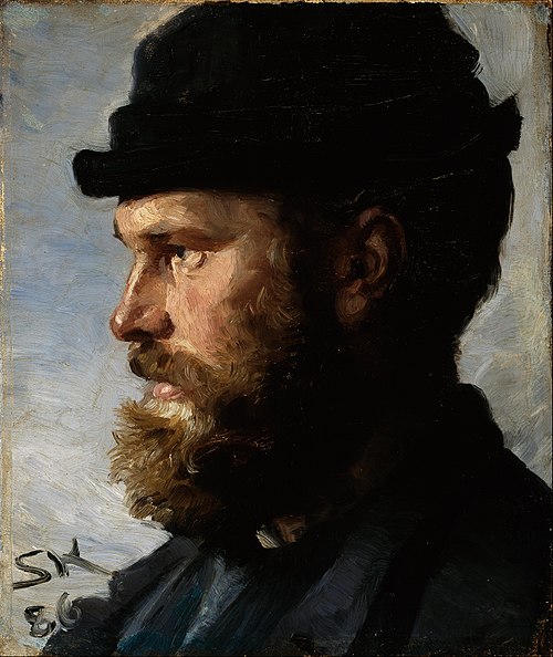 Michael Ancher, 1886, Peder Severin Krøyer