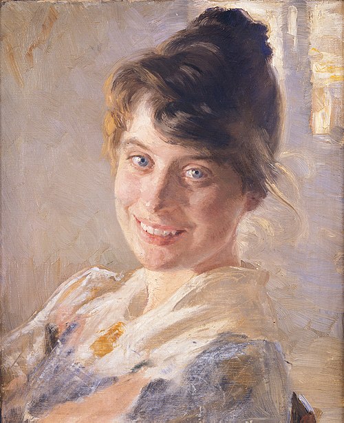 Portrait of the Artist’sWife Marie, 1889, Peder Severin Krøyer