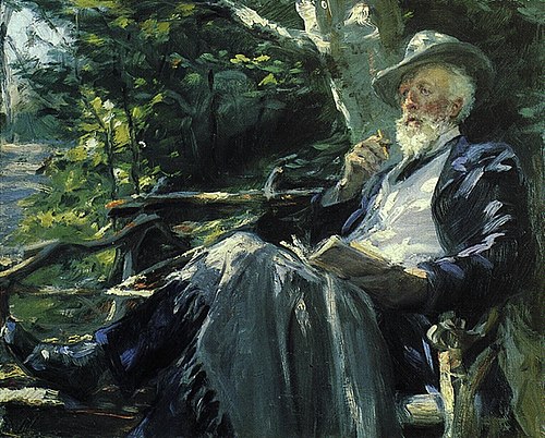 Portrait of Holger Drachmann, 1902, Peder Severin Krøyer