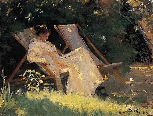 Sketch for The roses"", 1893, Peder Severin Krøyer