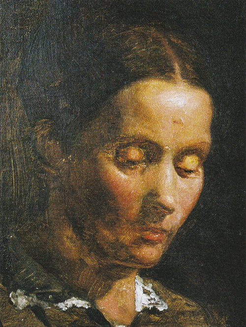 Portrait of Elen Cecilie Gjesdahl, 1869, Peder Severin Krøyer