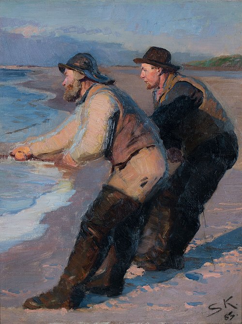 Fiskere, Skagen, 1883, Peder Severin Krøyer