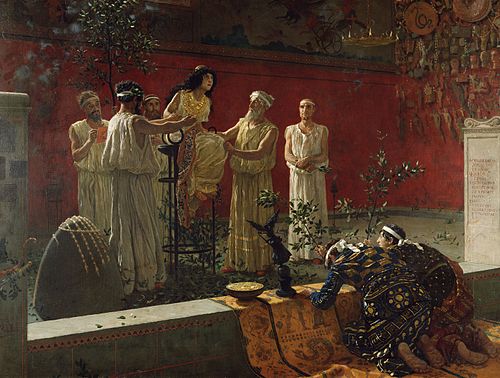 The Oracle, 1880, Camillo Miola