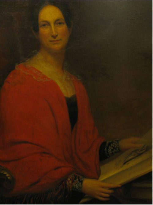 Mrs. Benjamin Aymar (1791–1843), 1840, Samuel Stillman Osgood