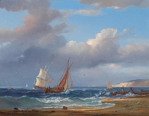 Marinestück, 1839, Adolf Vollmer