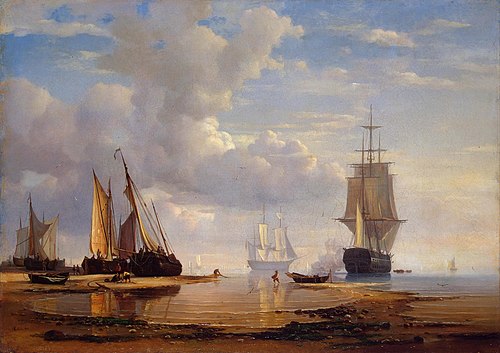 Sea View, 1837, Adolf Vollmer