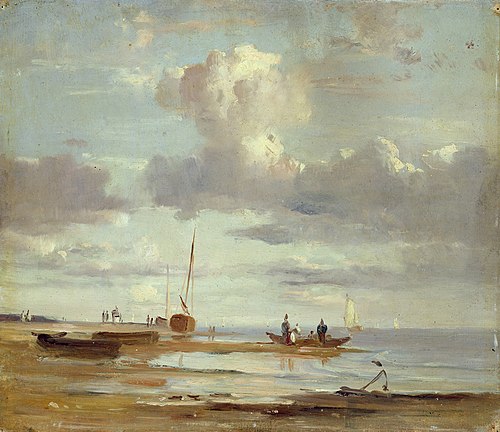 The Elbe at Blankenese, , Adolf Vollmer