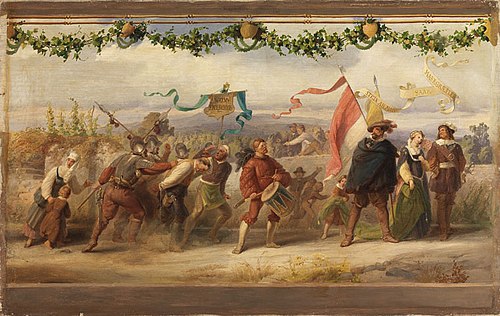 Triumph des König Wein, 6. Bild, , Adolph Schroedter