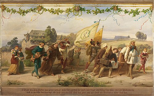 Triumph des Königs Wein, 8. Bild, , Adolph Schroedter