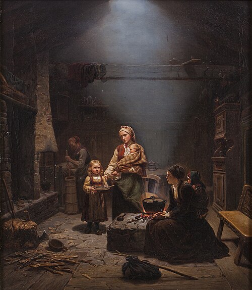 Charity, 1852, Adolph Tidemand