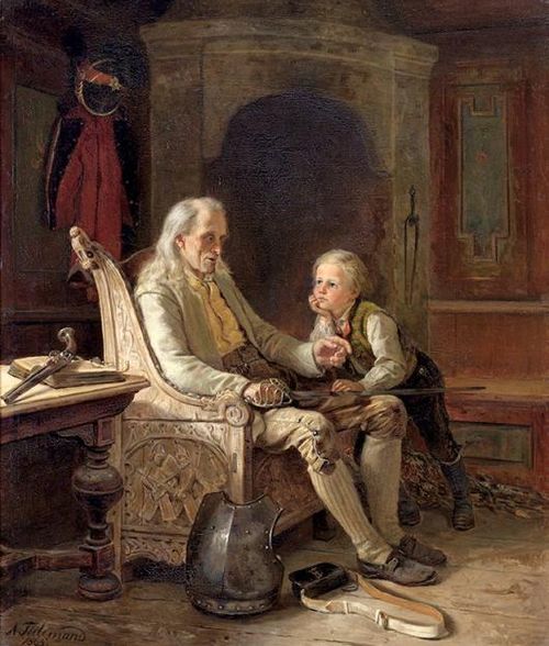 Bestefaderens Erindringer, 1865, Adolph Tidemand