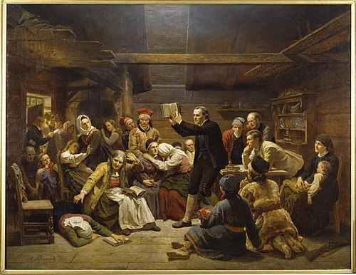 The Fanatics, 1866, Adolph Tidemand