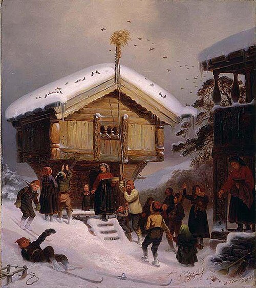 Traditions of Christmas, 1846, Adolph Tidemand