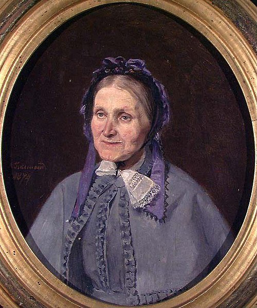 Portrait of Elisabeth Hausmann, 1874, Adolph Tidemand