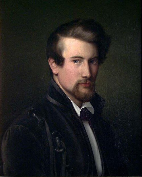 Autoportrait, 1838, Adolph Tidemand