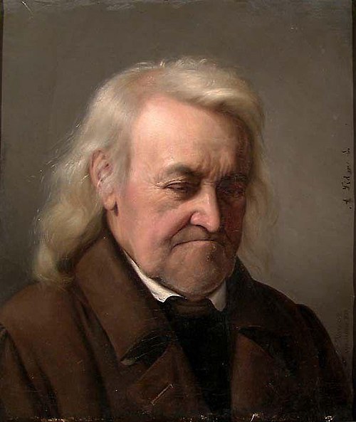 Portrait Study of an old Man, 1838, Adolph Tidemand