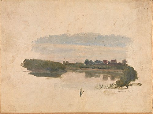 Landskapsstudie, 1838, Adolph Tidemand