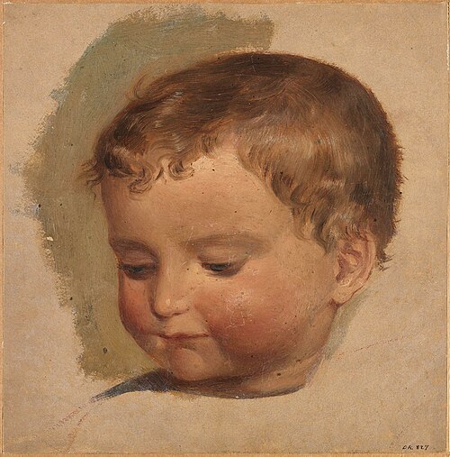 Portrait of a Child, 1847, Adolph Tidemand