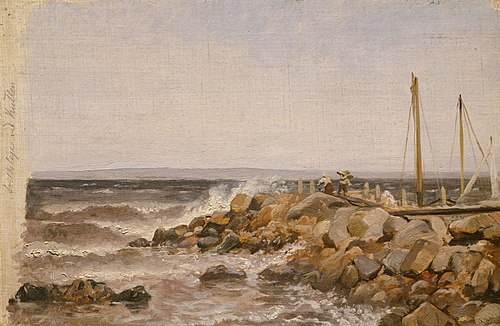 From Kullen in Sweden, 1868, Adolph Tidemand