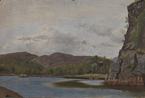 From the Coast near Mandal, 1836, Adolph Tidemand
