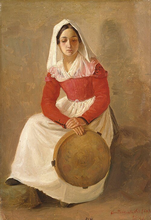Portrait of Anunziata, 1841, Adolph Tidemand