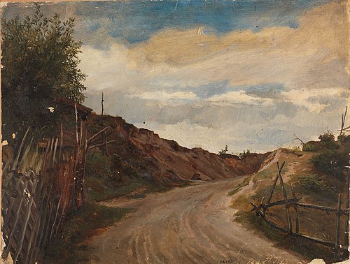 Country Road, 1844, Adolph Tidemand
