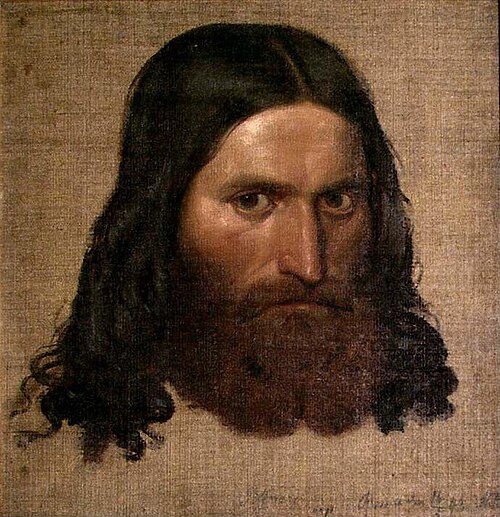 Portrait Study of a Man, 1842, Adolph Tidemand