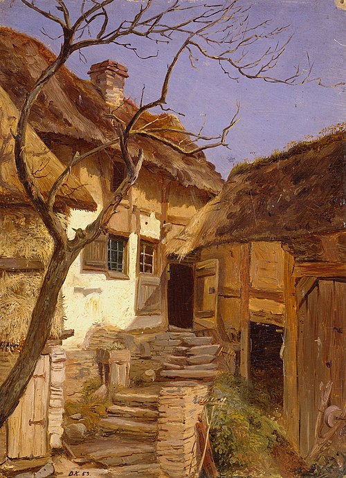 Old German Farm, 1840, Adolph Tidemand