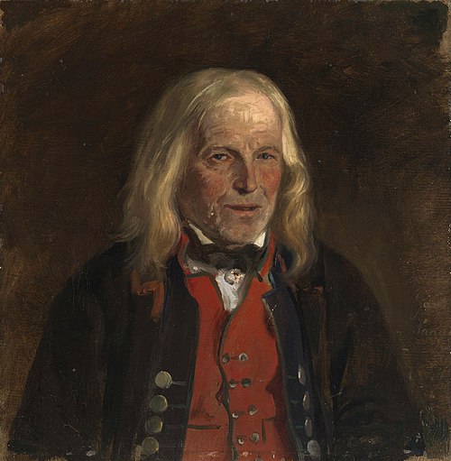 Portrait Study of the Farmer Jan Sandve[?], 1871, Adolph Tidemand