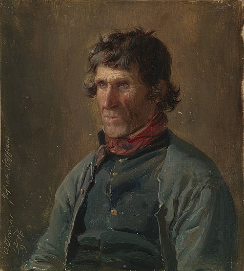 Portrait of Joseph Steffens from Altenahr, 1846, Adolph Tidemand