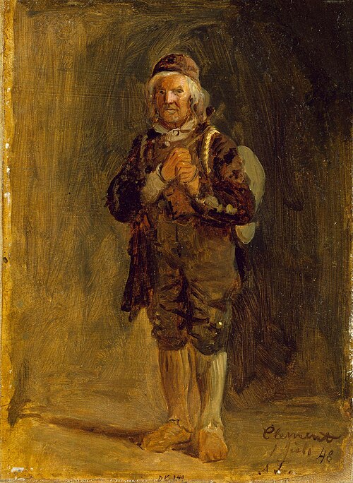 Clement Ringnæs from Sigdal, 1848, Adolph Tidemand