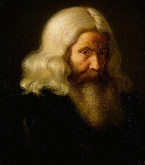 Study of an old Man, 1837, Adolph Tidemand