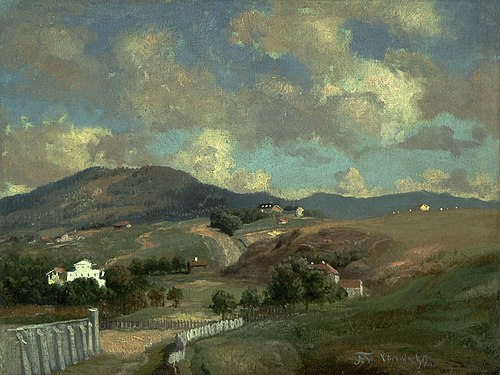 Fra Østre Aker, 1852, Adolph Tidemand