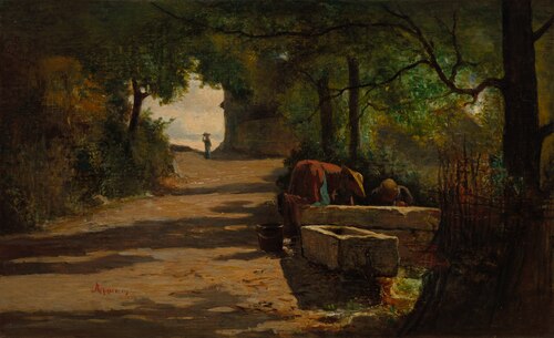 Well at the Side of a Road, 1864, Adolphe Appian