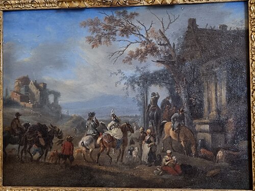 Halte à la ferme, , Carel van Falens