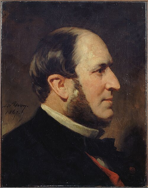 Portrait du baron Haussmann (1809-1891), préfet de la Seine, 1867, Adolphe Yvon