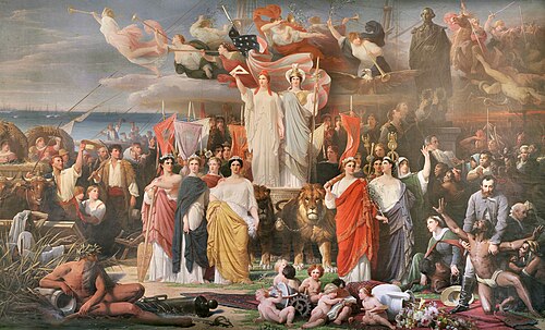 Genius of America, 1870, Adolphe Yvon