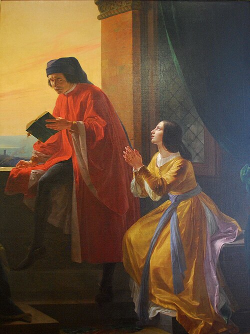 Pia dei Tolomei, 1850, Carlo Arienti