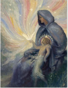 The Virgin and Child, , George William Russell